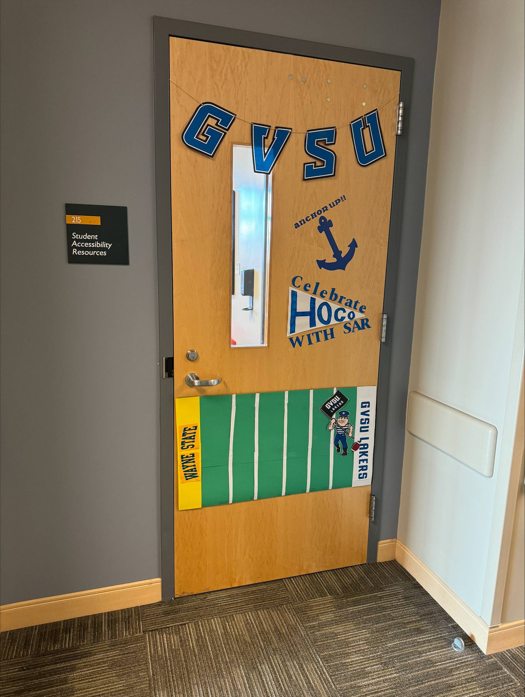 Student Accessibility Resources door decorations